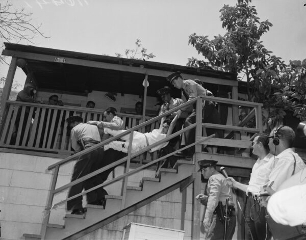1959: Angustain family evicted from home in Chavez Ravine.