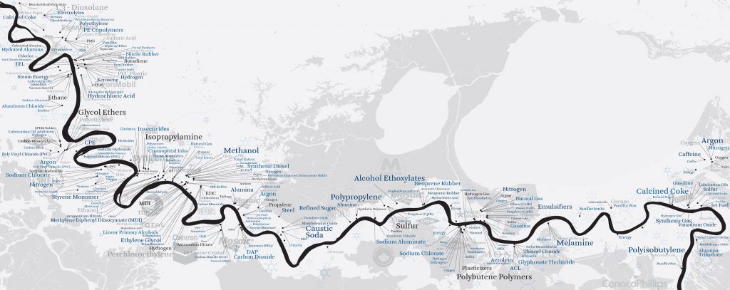 2012: “Petrochemical Landscape,” Kate Orff, Orff/Misrach, ​Petrochemical America.