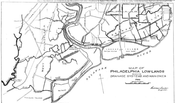 1901 map first drawn to further drain shrinking wetlands. Most of these creeks are “hidden” today.