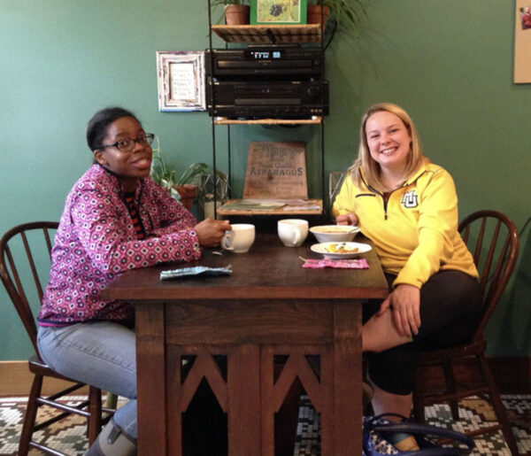 Tricklebee pay-as-you-can Café offers healthy meals in a food desert.